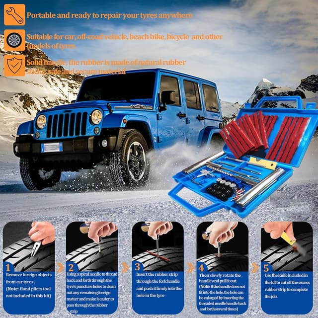 Detalle de Reifenreparaturset 53-teilig