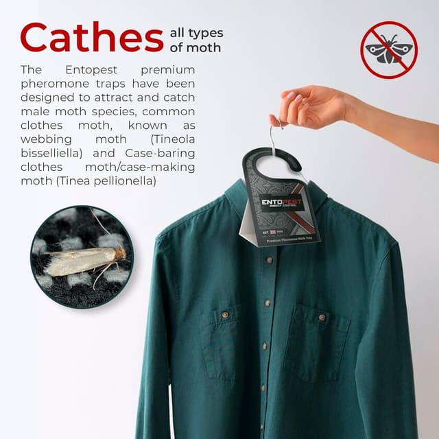 Thumbnail 5 de Entopest 10 Moth Monitoring Peds + 5 Cedar Rings