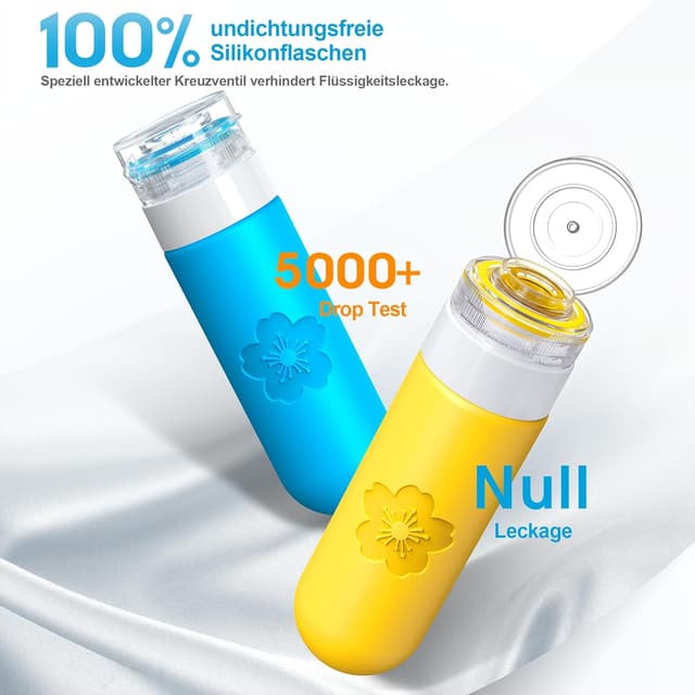 Detalle de Amzrole Reiseflaschen 5er Set 90 ml