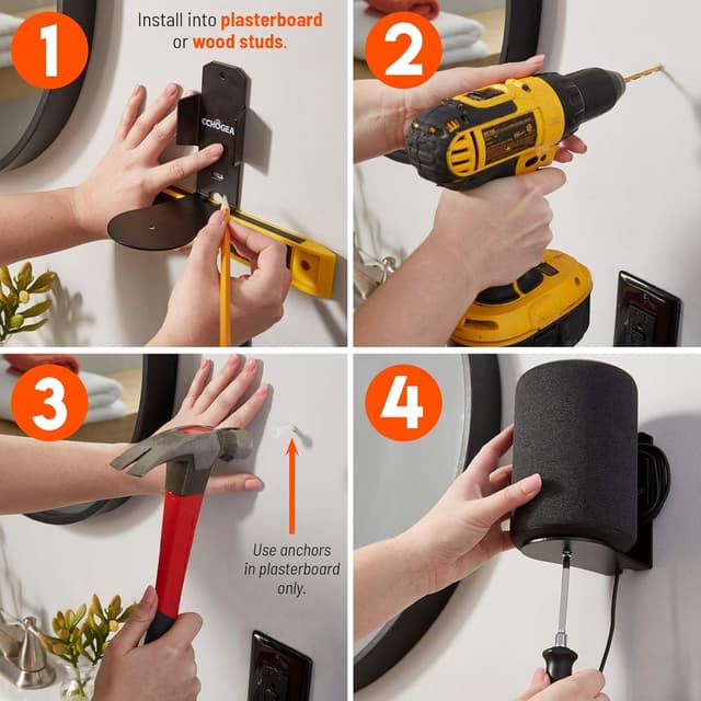 Thumbnail 2 de Amazon Wall Mount for Echo Plus (2nd Gen) and Echo (3rd Gen) Black