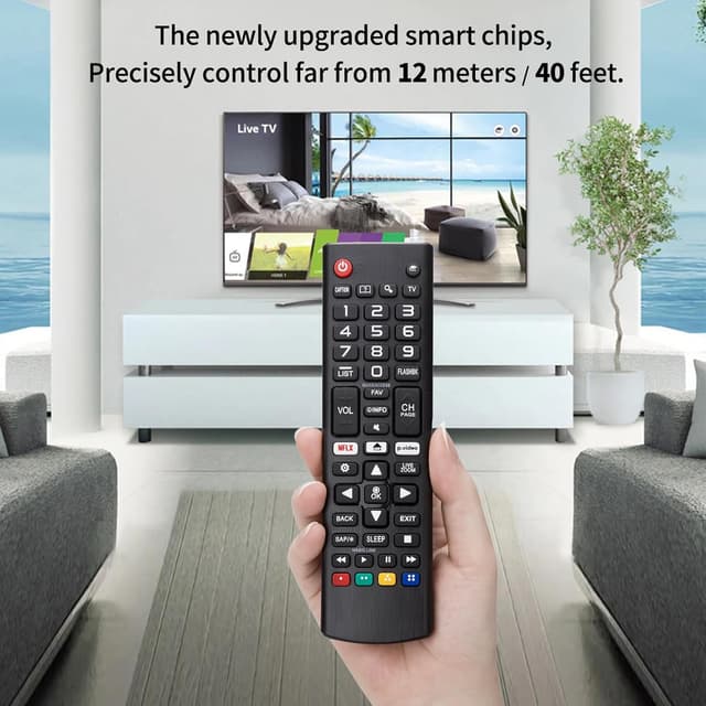Detalle de Angrox Universal Replacement Remote for LG Smart TVs (Battery Included)