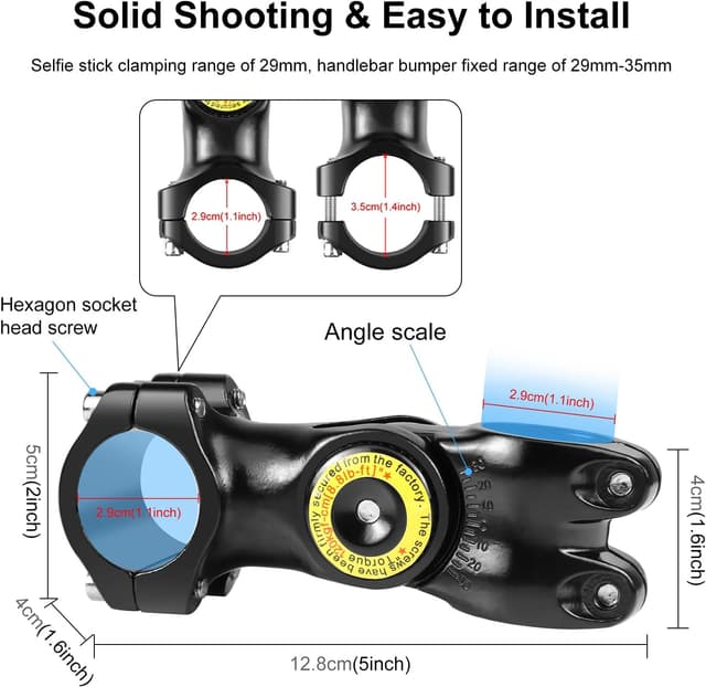 Thumbnail 4 de PULUZ Handlebar Mount for GoPro