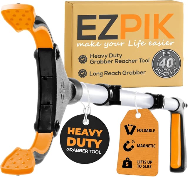 Detalle de EZPIK Pro 40" Foldable Grabber Reacher Tool for Seniors with Claw Gripper & Magnet