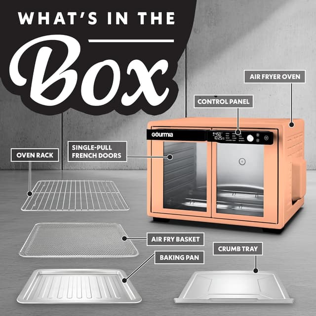 Thumbnail 3 de Gourmia French Door Air Fryer Oven 37 Qt