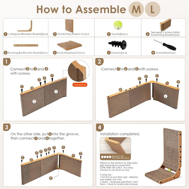 Thumbnail 6 de EHEYCIGA Tiragraffi a L 48 cm per gatti