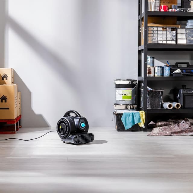 Detalle de Cecotec Blowindustry 2000 Flowfloor ventilatore essiccatore per moquette, 200 W, 3 velocità e flusso 1150 m³/h