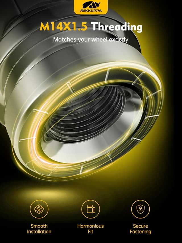 Thumbnail 3 de MIKKUPPA M14x1.5 Lug Nuts 32PCS 13/16