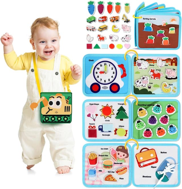 Imagen de Lehoo Castle 12 en 1 Busy Board educativo en OfertitasTOP