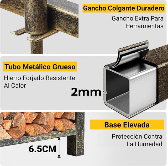 Thumbnail 3 de Amagabeli Portatroncos 74 x 40 x 30 cm