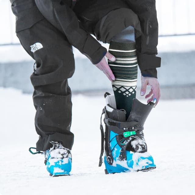 Thumbnail 1 de OutdoorMaster 2 paires chaussettes ski laine mérinos