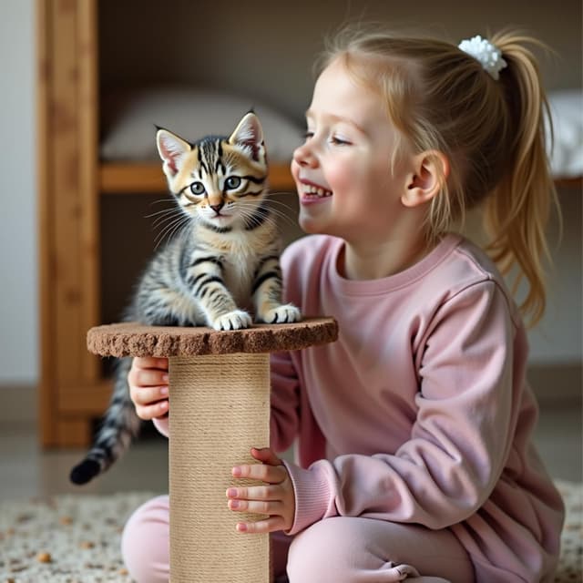 Detalle 2 de Pinkgarden Thick Natural Sisal Cat Scratching Post Refill Poles (2 Pack) – 15.7" length, 4.5" thick