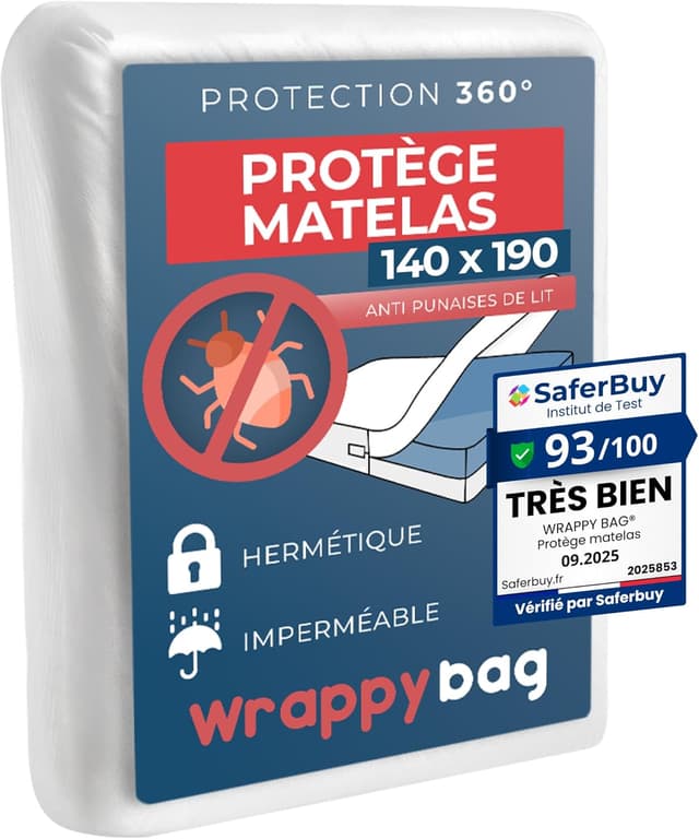 Imagen de Wrappybag Housse matelas 140x190 en OfertitasTOP