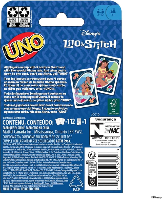 Thumbnail 6 de Mattel UNO Lilo et Stitch, JCC10