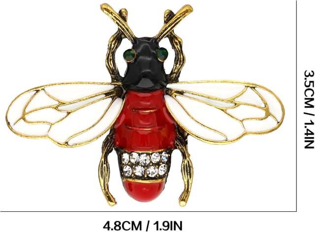 Thumbnail 5 de Tidefire Insekt Brosche Kristall Biene 15 g