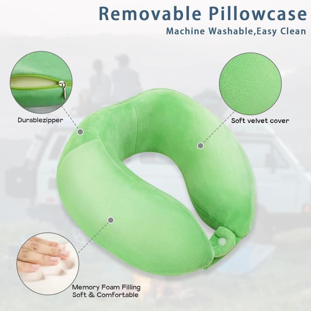 Detalle 2 de FEUFOAM neck travel pillow memory foam