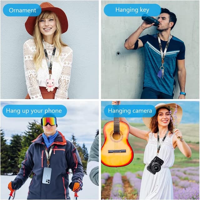 Thumbnail 6 de Vicloon Schlüsselbänder Set 48 cm