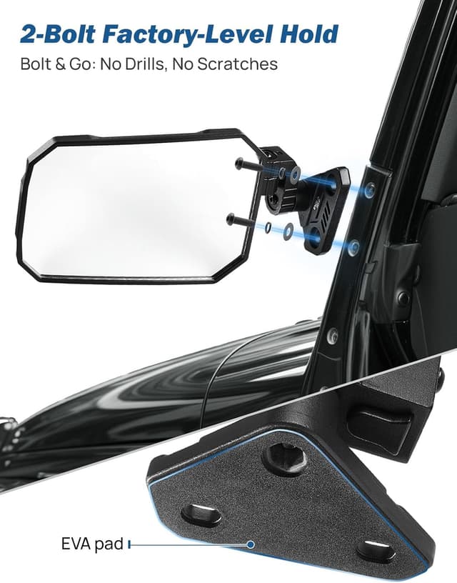 Thumbnail 5 de JOYTUTUS Wrangler Mirrors Wider View