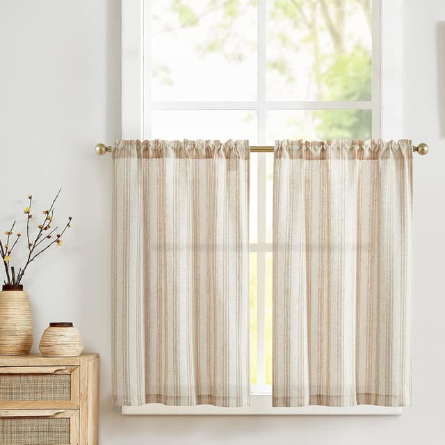 Detalle de Rideaux brise-bise Vangao 65 x 60 cm