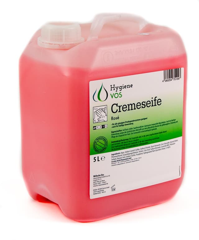 Imagen de Hygiene VOS Cremeseife 5 Liter milde Waschlotion en OfertitasTOP