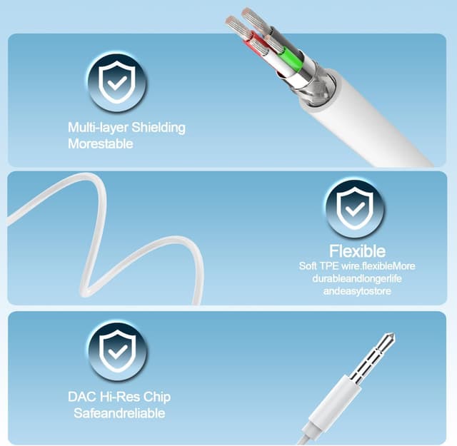 Detalle de XINSHIKEJI 2er-Set In-Ear-Kopfhörer mit 3,5-mm-Klinke und Mikrofon (Kabel, Fernbedienung)