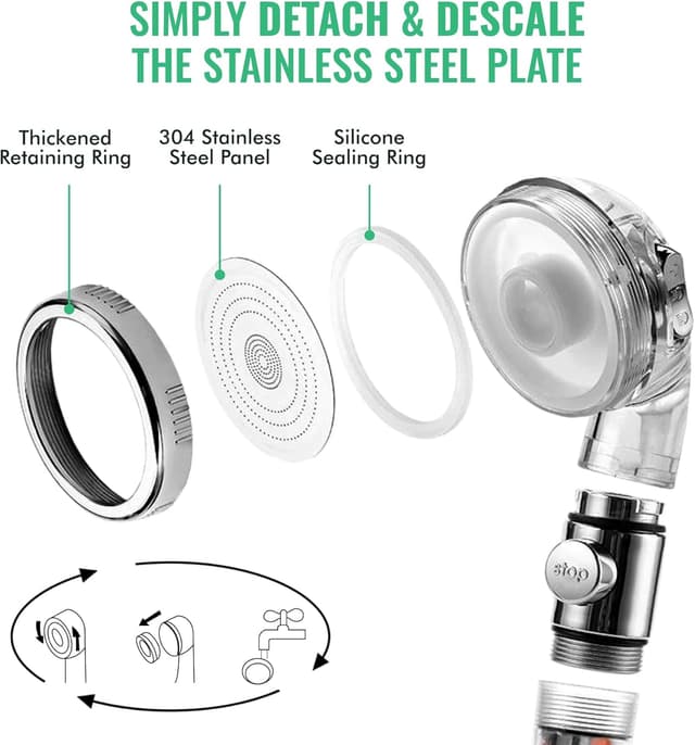 Thumbnail 4 de StoneStream High Pressure Shower Head