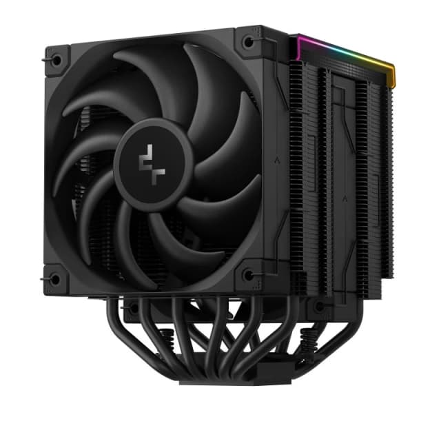 Detalle 2 de DeepCool AK620 Digital Pro Negro, 6 heatpipes, ARGB