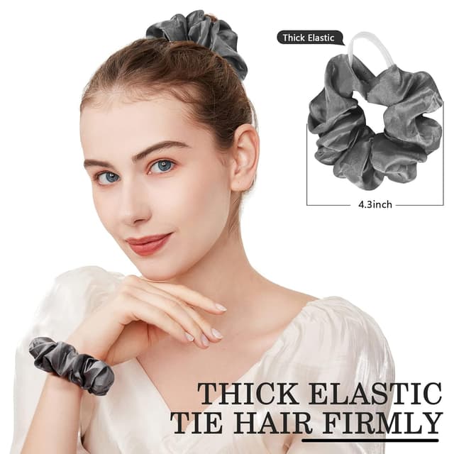Thumbnail 4 de ADRIONE Satin Scrunchies 60 Pack ๐