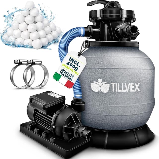 Detalle de Tillvex Pompa Filtro Piscina 7900 L/h