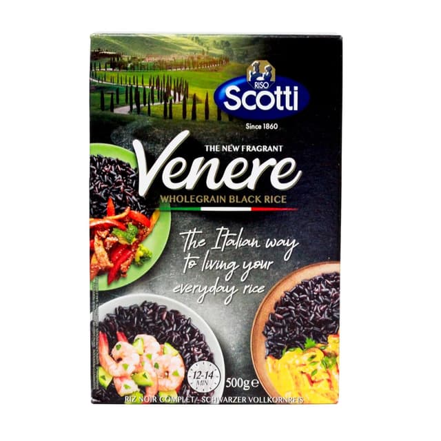 Detalle de Schwarzer Vollkornreis Nero Venere 500 g