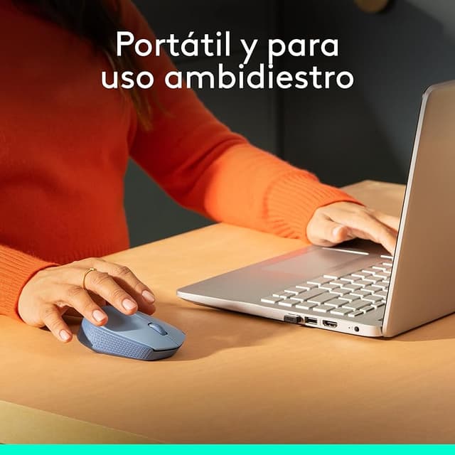 Detalle 1 de Logitech M171 ratón inalámbrico con batería 12 meses, gris