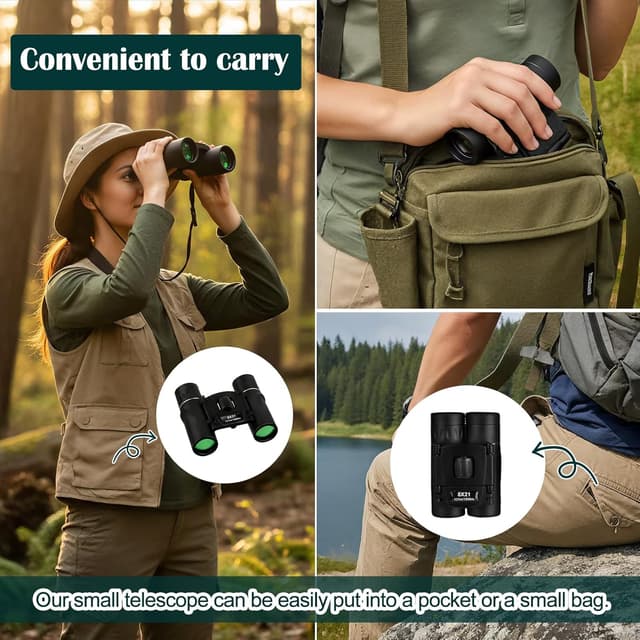 Thumbnail 4 de ARPDJK Kompaktes Fernglas 8x21