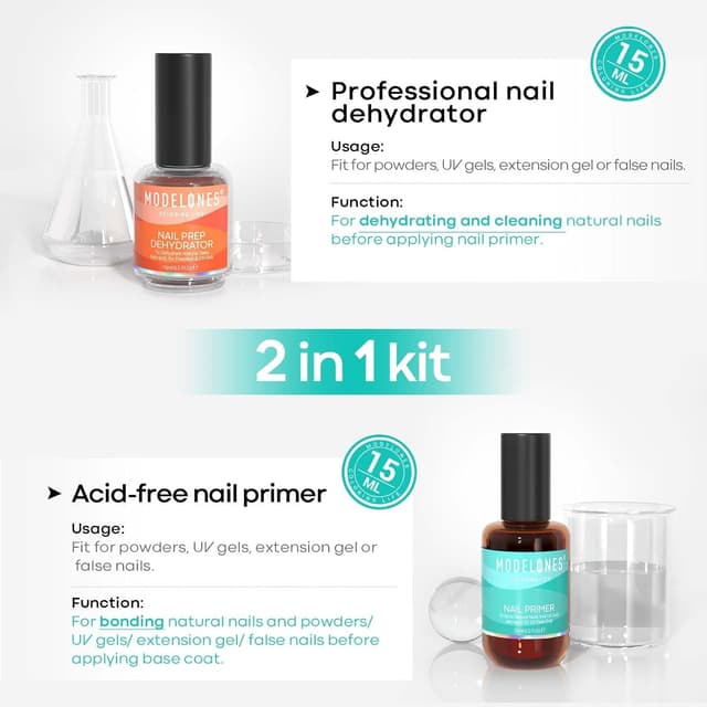 Detalle 2 de Modelones Primer für Gelnägel Dehydrator 15ml