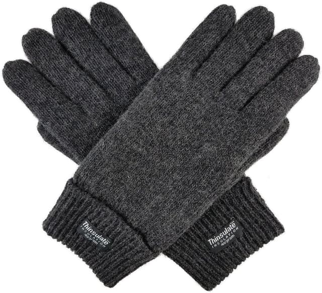 Imagen de BRUCERIVER Men's Pure Wool Gloves with Thinsulate lining en OfertitasTOP