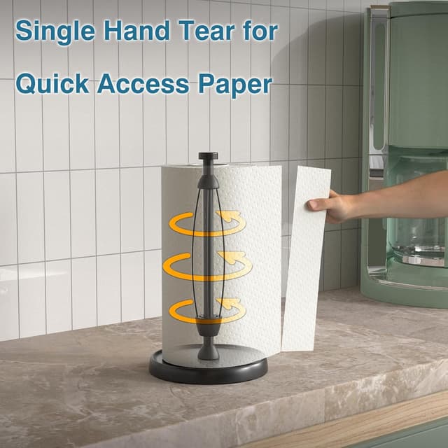 Thumbnail 2 de Paper Towel Holder Countertop 1-Piece 🧻