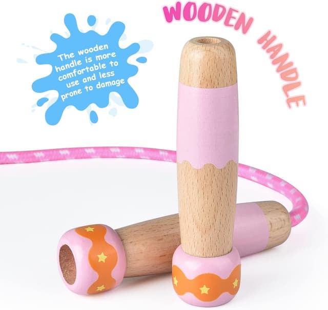 Thumbnail 4 de OTraki cuerda de saltar niños 2.5 m ajustable