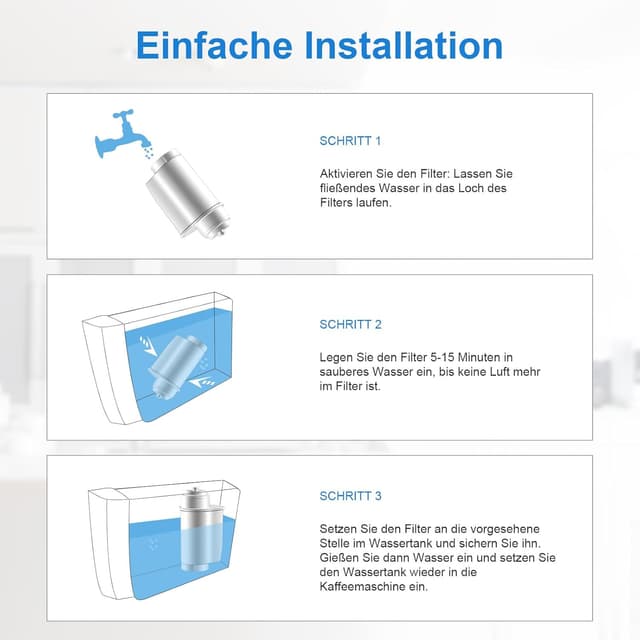 Thumbnail 5 de Molifal Ersatzwasserfilter TZ70003 für Kaffeevollautomaten