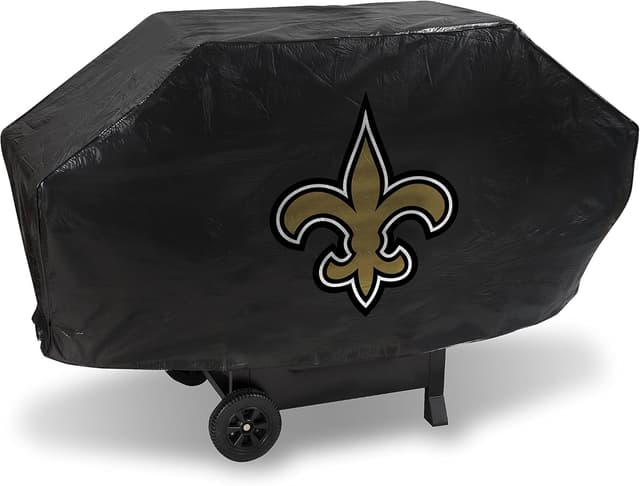 Detalle de Rico Industries NFL Vinyl Padded Deluxe Grill Cover (68 x 21 x 35-inches)