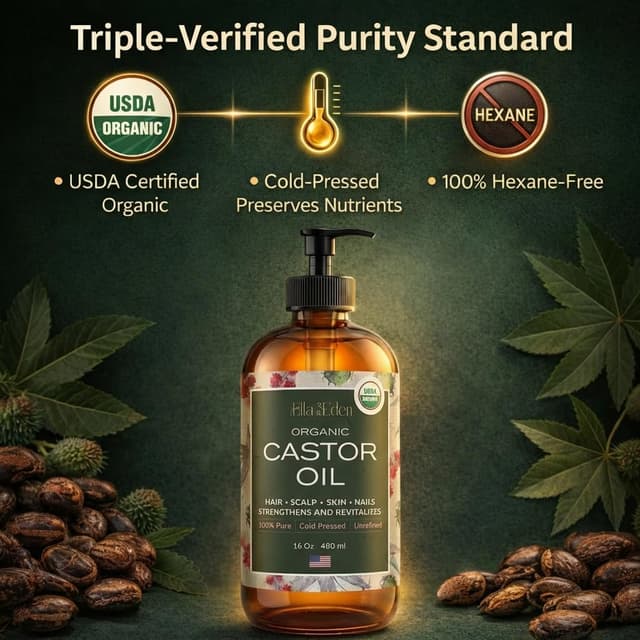 Thumbnail 1 de Ella & Eden Castor Oil 16 fl oz for Hair Growth