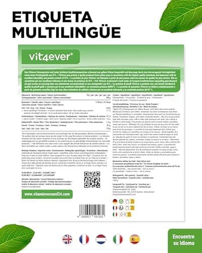 Thumbnail 6 de Vit4ever Pea Protein aislado de proteína de guisante (87%) en polvo, 1 kg