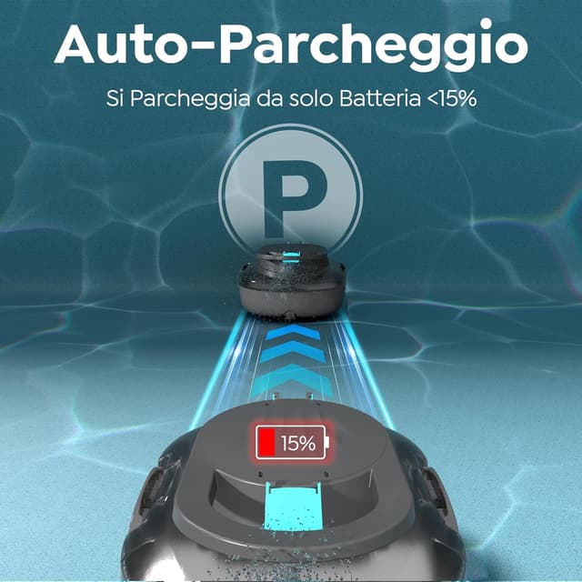 Thumbnail 5 de TALOSBO (2026 Upgrade) S1PRO robot per piscina senza fili, fino a 120 minuti di autonomia