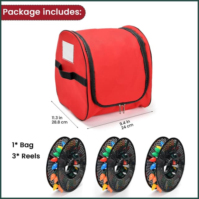 Thumbnail 5 de Keten Christmas Light Storage Bag 375 ft