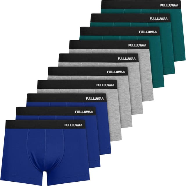 Detalle de Boxer uomo in cotone 10 pezzi M-4XL