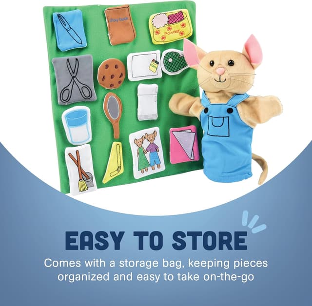 Thumbnail 4 de Constructive Playthings If You Give a Mouse a Cookie puppet set 16 pieces