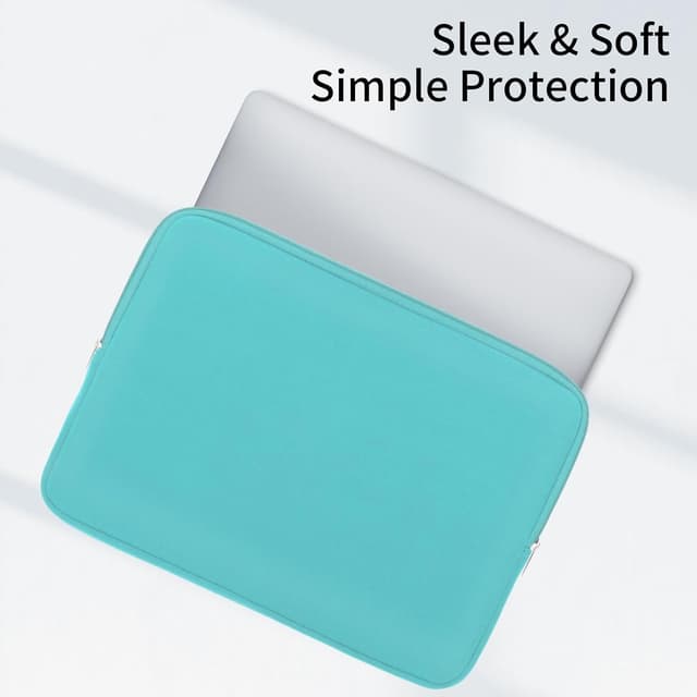 Detalle de RAINYEAR 14 Inch Laptop Sleeve Protective Case with Soft Lining & Padded Zipper (Blue)