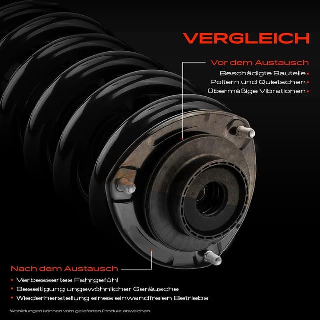 Thumbnail 6 de Frankberg Federbeinstützlager Vorderachse (links oder rechts) – kompatibel u. a. mit Scenic II & Megane II, 7701207678