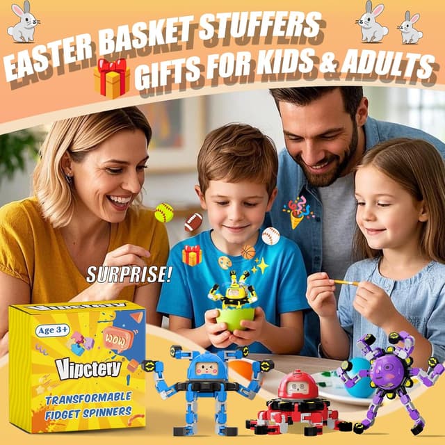 Thumbnail 5 de Vipctery Transformable Fidget Spinner Toys