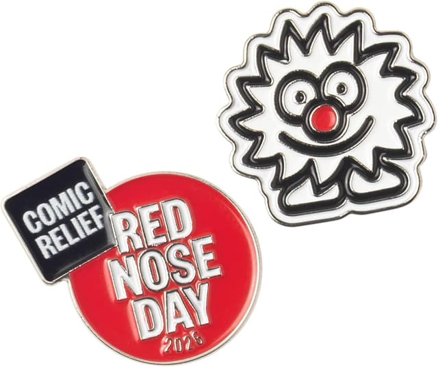 Imagen de Red Nose Day 2026 Mr Doodle pin badges en OfertitasTOP