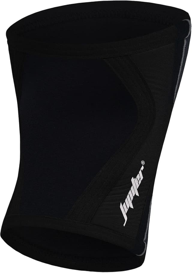 Detalle de Jupiter Knee Sleeves (1 Pair) — 7mm Compression Knee Braces for Squats, Weightlifting & Cross Training (Large)