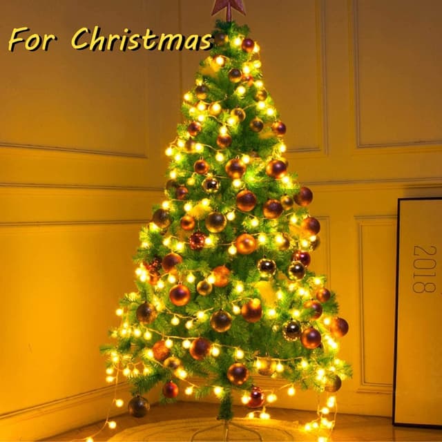 Detalle de Suplong Rechargeable Fairy Lights USB (8 lighting modes, 16ft/50 LEDs) waterproof fairy string lights