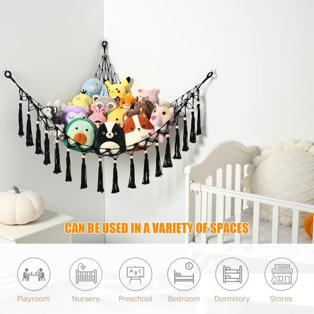 Thumbnail 5 de Hamac en peluche pour animaux avec filet de rangement